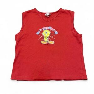 Warner Bros. Red Tweety Tank Top